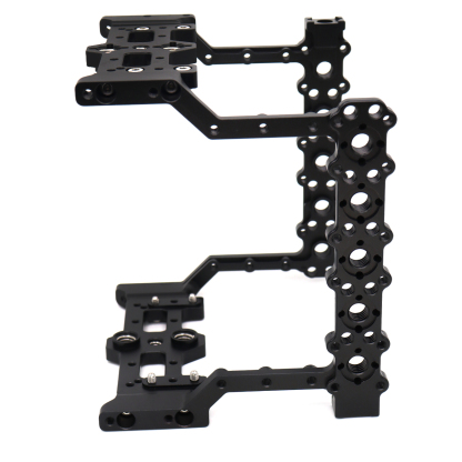 Lightweight Camera Cage Rig with 1/4" & 3/8" Holes, Cold Shoe Mounts, for ARRI Alexa Mini LF