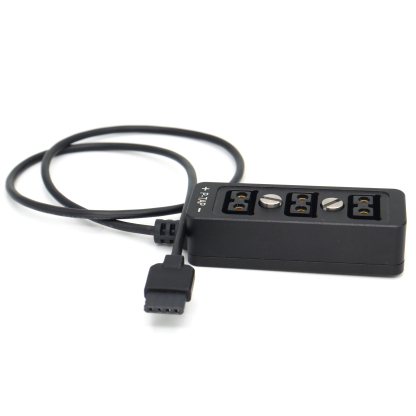 Power Splitter Cable CAN 4Pin to 3 Port D-tap Female Distributor for DJI Wireless Receiver, DJI Ronin-S/Ronin-MX/SRW-60G /Matrice 600