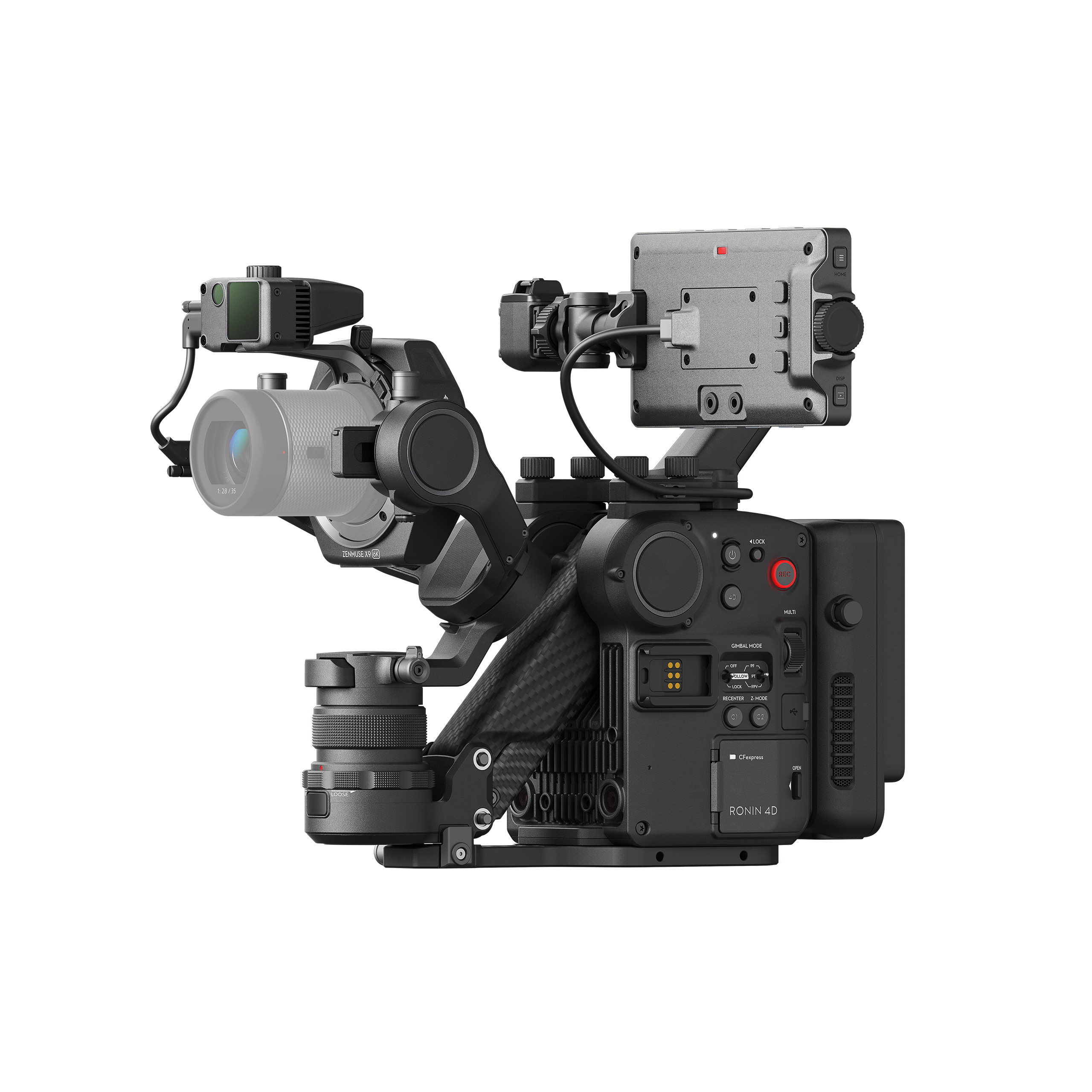 DJI Ronin 4D Monitor EVF Bracket