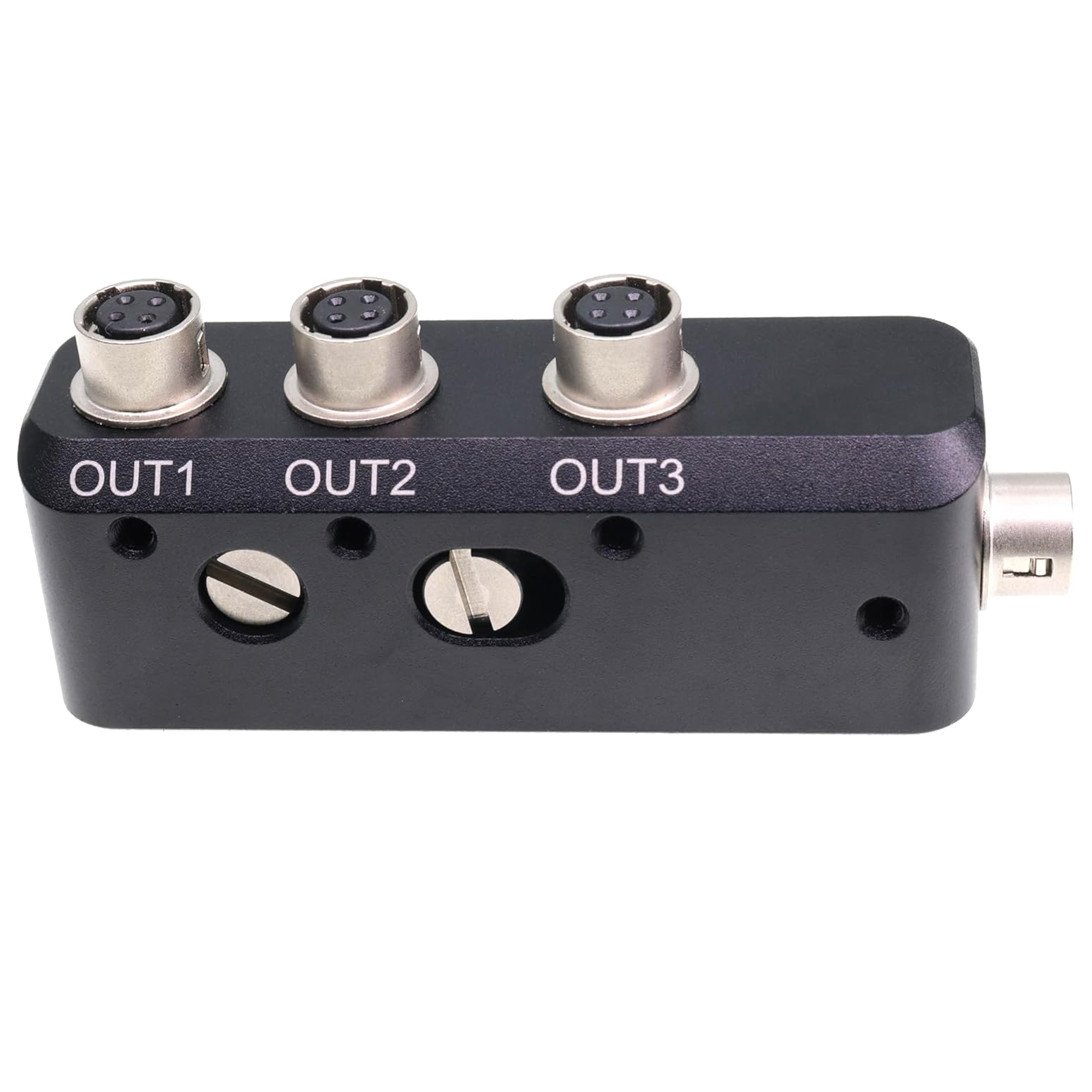 Hirose 4Pin Female to 3x 4Pin Female Power Three Way Splitter Camera Power Distributor