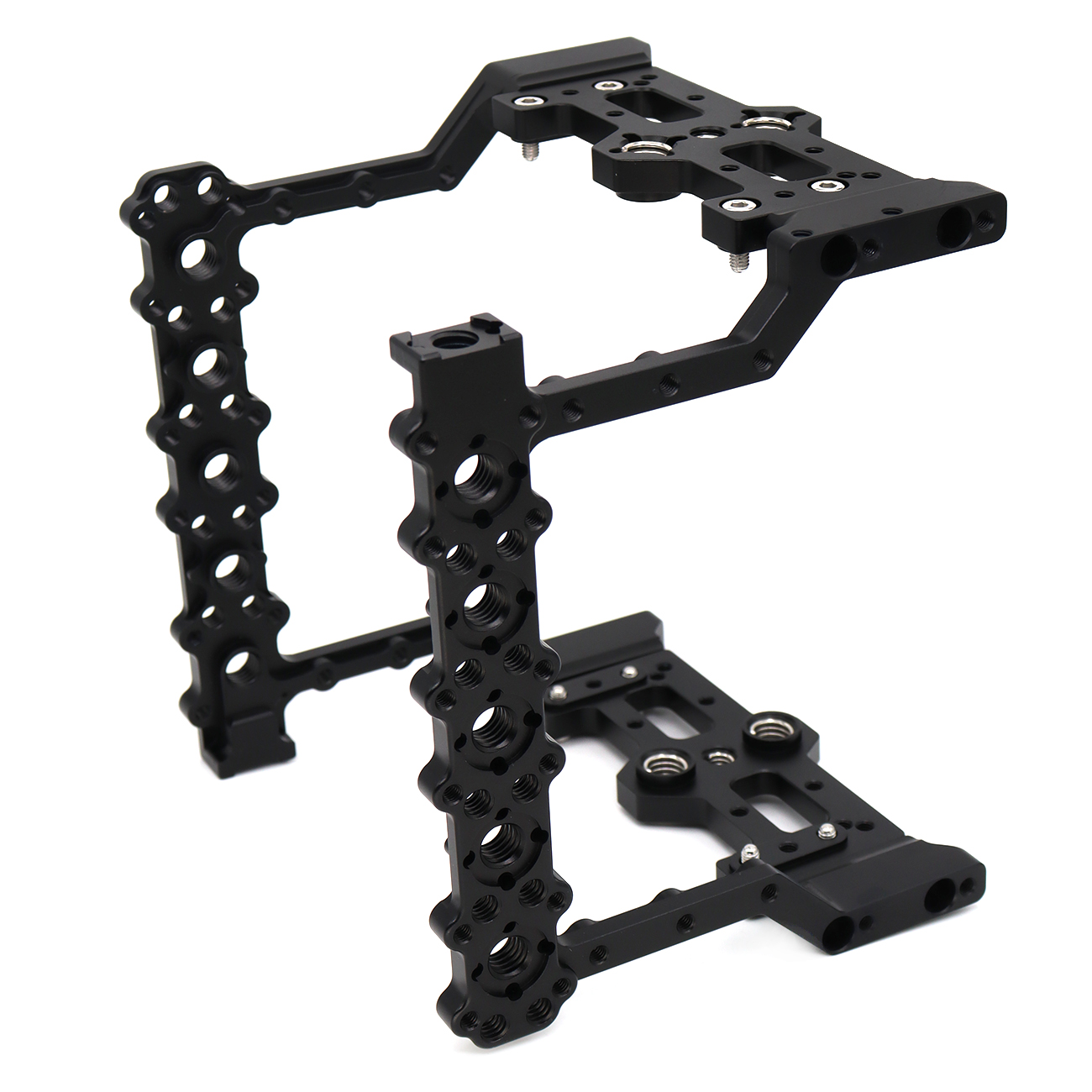 Lightweight Camera Cage Rig with 1/4" & 3/8" Holes, Cold Shoe Mounts, for ARRI Alexa Mini LF