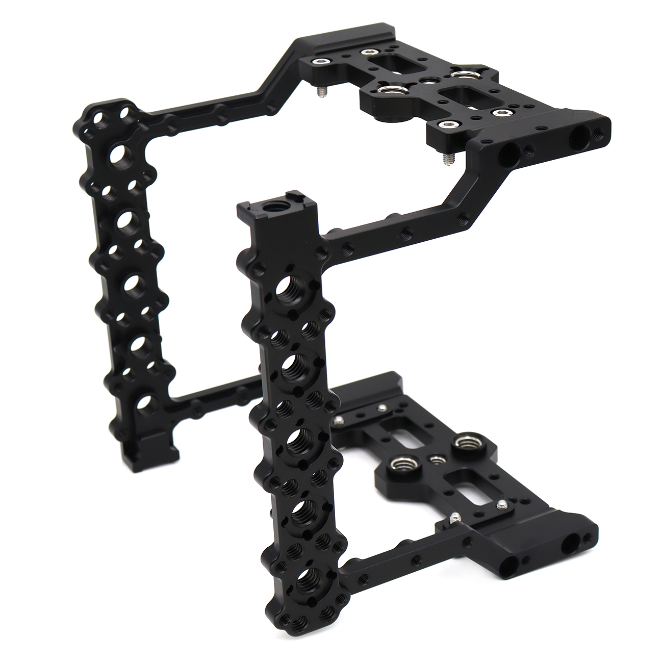 Lightweight Camera Cage Rig with 1/4" & 3/8" Holes, Cold Shoe Mounts, for ARRI Alexa Mini LF