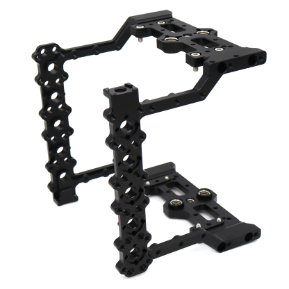 Lightweight Camera Cage Rig with 1/4" & 3/8" Holes, Cold Shoe Mounts, for ARRI Alexa Mini LF