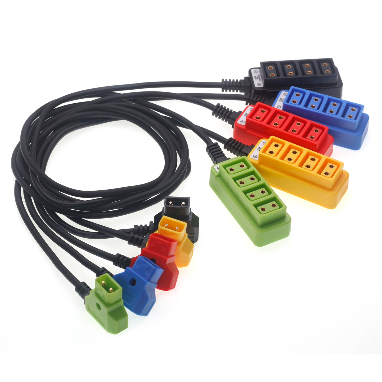 D-Tap to 4-Port Female D-Tap Splitter Cable for Camera