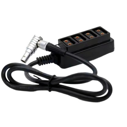 0B 2pin 12V Power Out to 4 D-tap Four-way Splitter for ARRI RED Camera