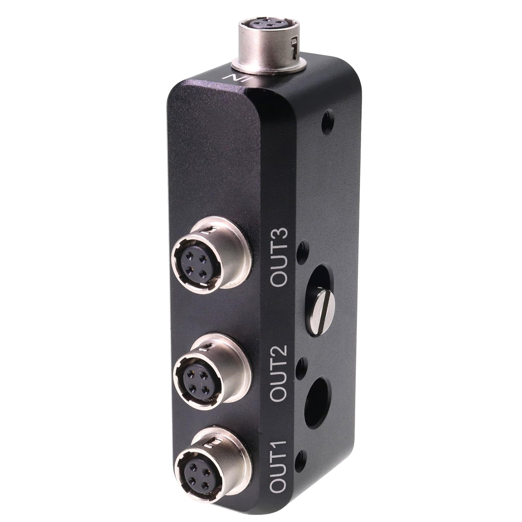 Hirose 4Pin Female to 3x 4Pin Female Power Three Way Splitter Camera Power Distributor