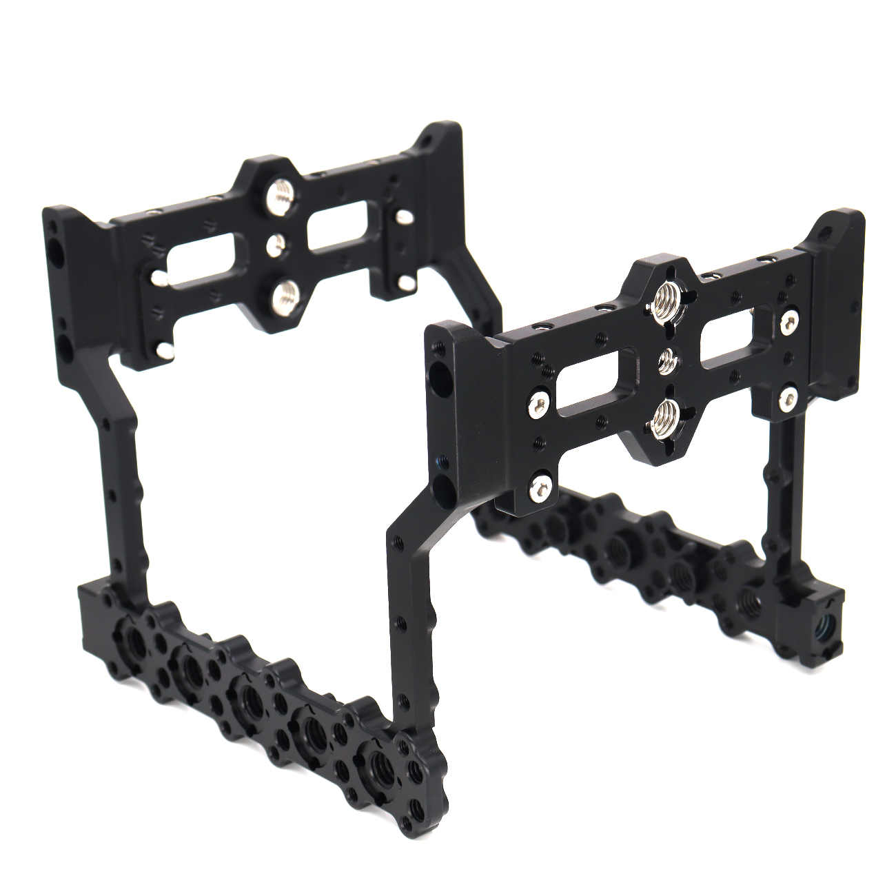 Lightweight Camera Cage Rig with 1/4" & 3/8" Holes, Cold Shoe Mounts, for ARRI Alexa Mini LF