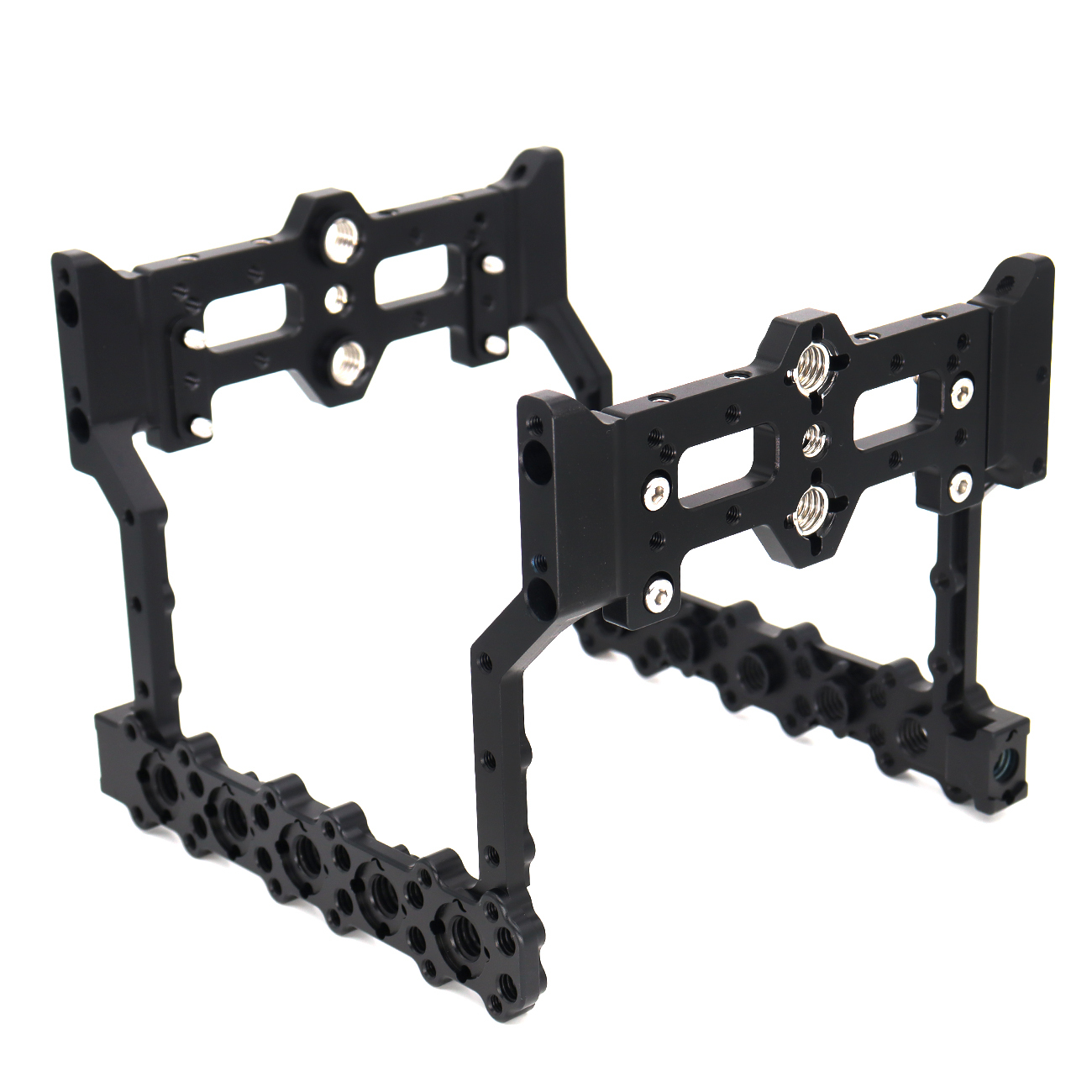 Lightweight Camera Cage Rig with 1/4" & 3/8" Holes, Cold Shoe Mounts, for ARRI Alexa Mini LF