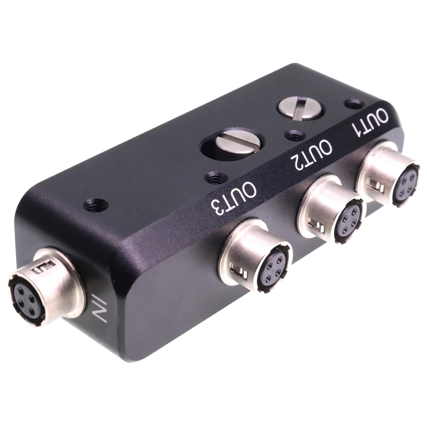 Hirose 4Pin Female to 3x 4Pin Female Power Three Way Splitter Camera Power Distributor