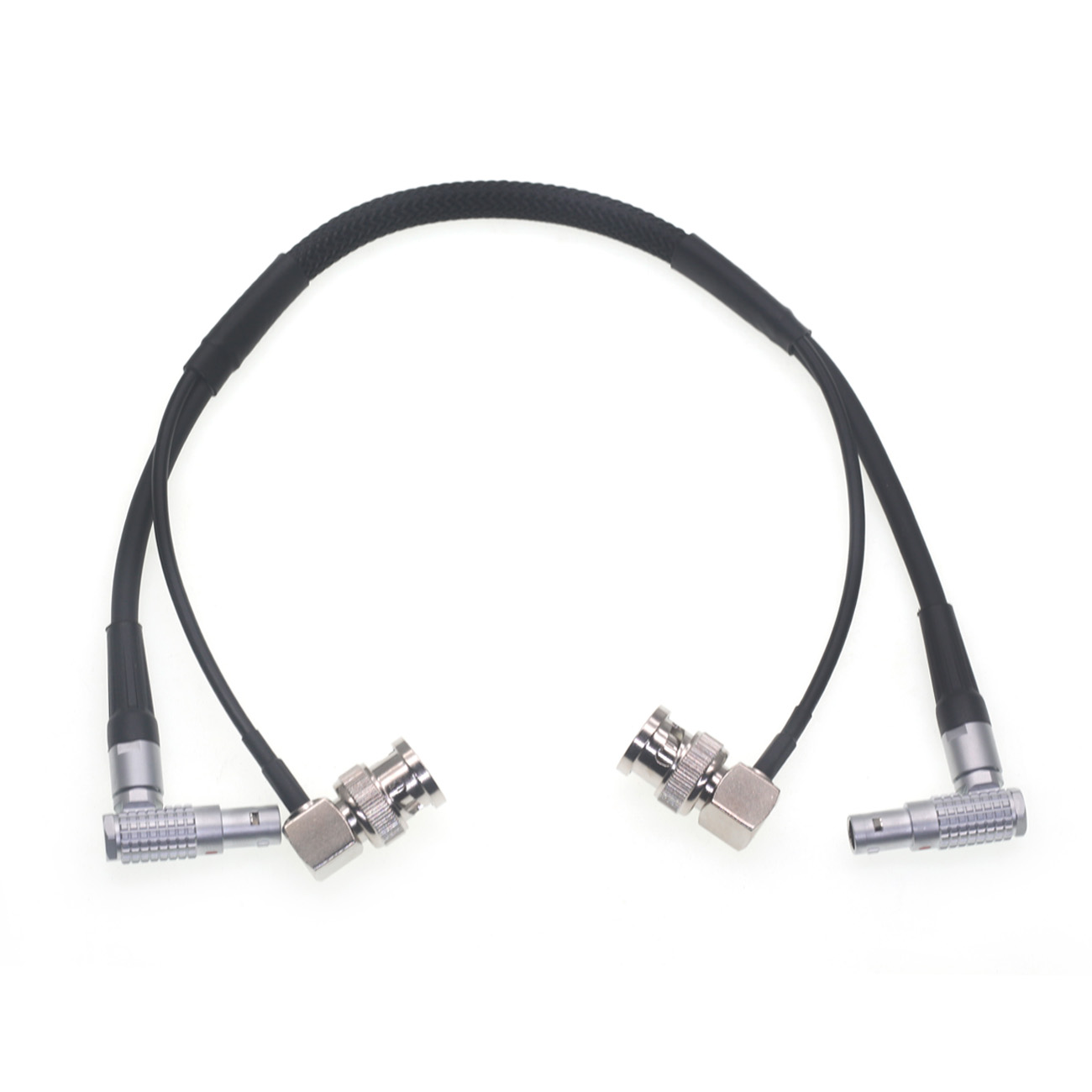 Power Cable for ARRI Alexa/RED/SONY Camera Right Angle 0B 2Pin to 0B 2Pin + SDI for Teradek 