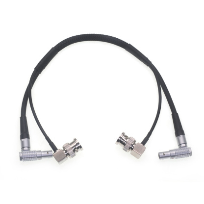 Power Cable for ARRI Alexa/RED/SONY Camera Right Angle 0B 2Pin to 0B 2Pin + SDI for Teradek 
