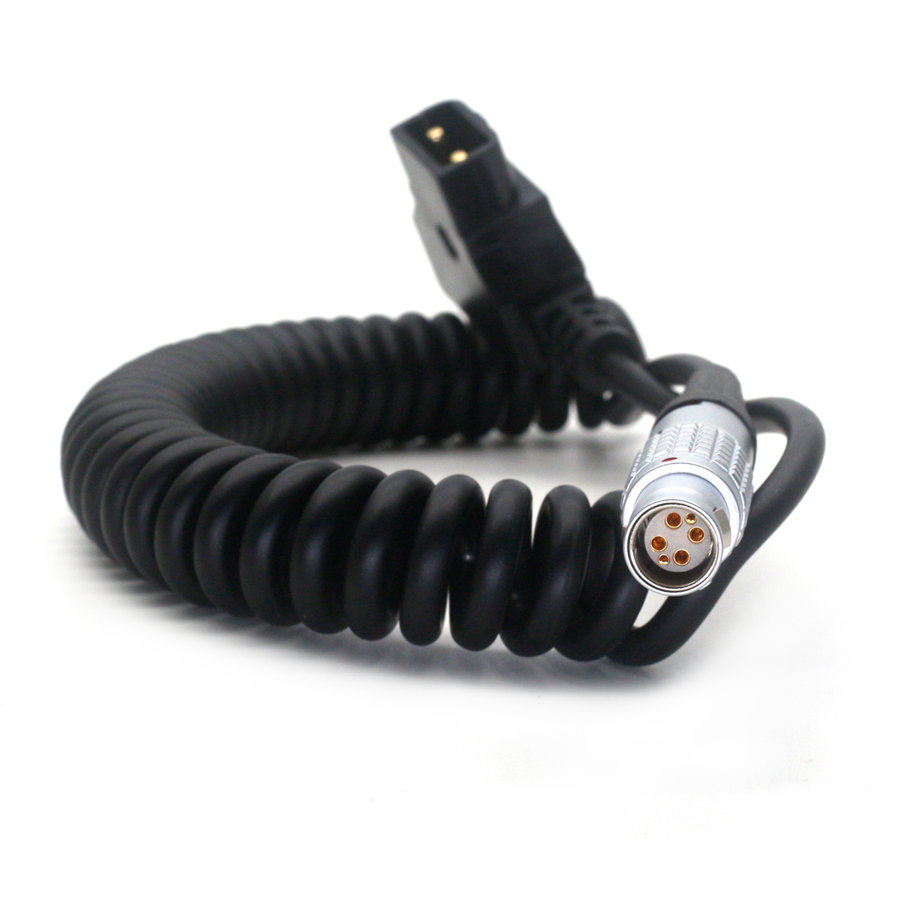D-Tap to 1B 6Pin Female for DJI Transmission Power Coiled Cable