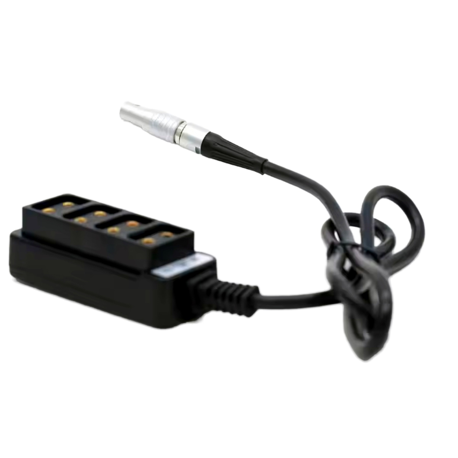 0B 2pin 12V Power Out to 4 D-tap Four-way Splitter for ARRI RED Camera