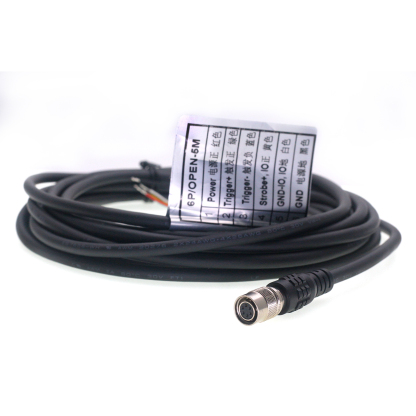6Pin(HR 10A-7P-6S) Female with 5M cable for basler camera, high flex hirose 6pin basler GIGE AVT SFCC-6S normal cable