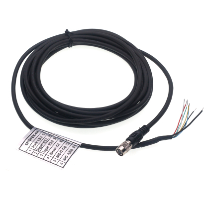 6Pin(HR 10A-7P-6S) Female with 5M cable for basler camera, high flex hirose 6pin basler GIGE AVT SFCC-6S normal cable