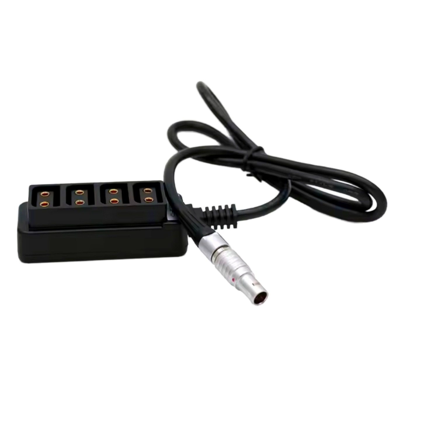 0B 2pin 12V Power Out to 4 D-tap Four-way Splitter for ARRI RED Camera