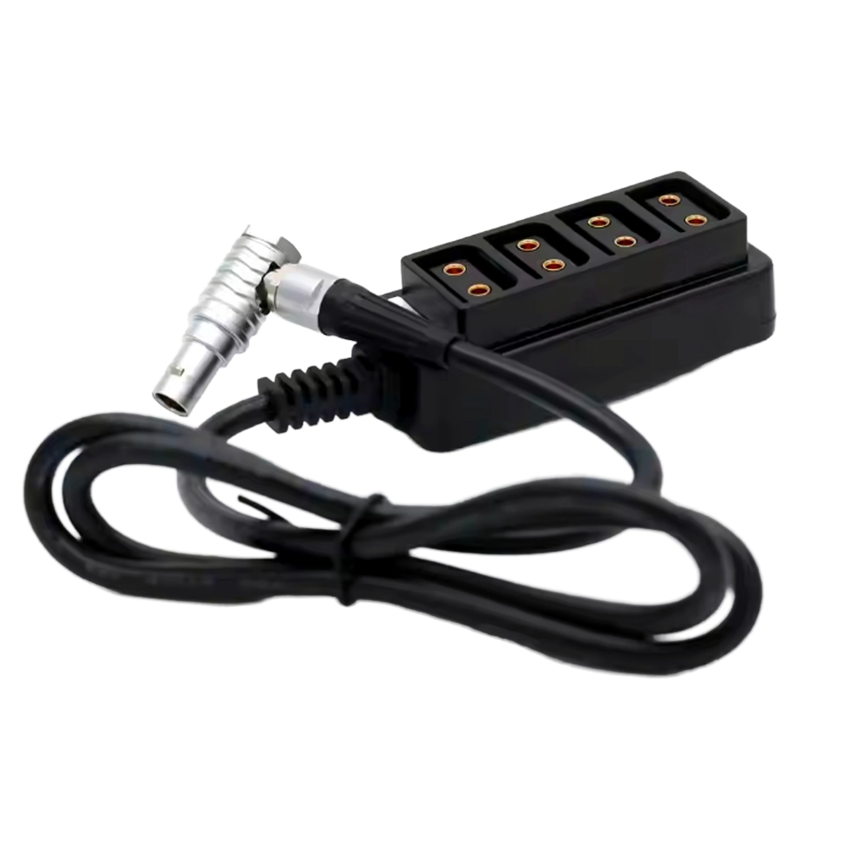 0B 2pin 12V Power Out to 4 D-tap Four-way Splitter for ARRI RED Camera