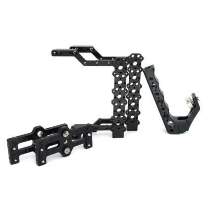 Lightweight Camera Cage Rig with 1/4" & 3/8" Holes, Cold Shoe Mounts, for ARRI Alexa Mini LF