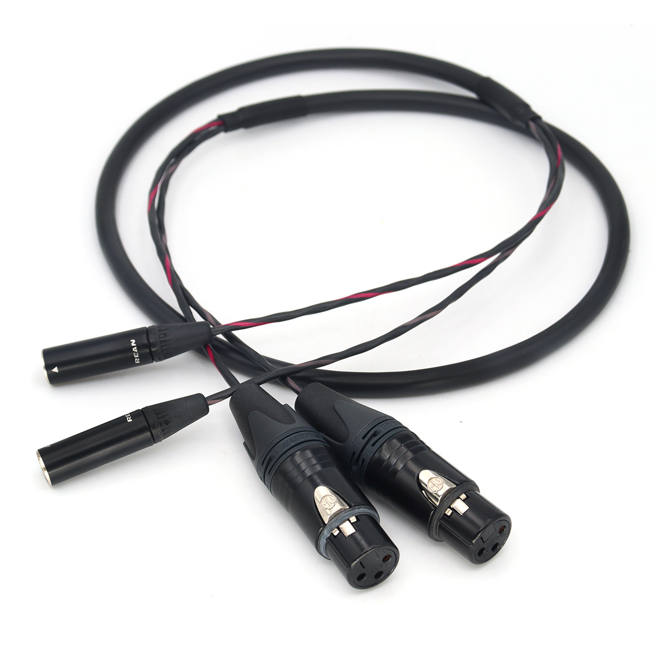 Dual TA3M/TA3F to Dual XLR 3Pin Female Microphone Audio Cable for BMPCC/Canon Camera /Sound Devices 778T