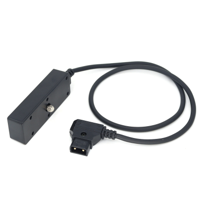 Power Splitter Cable D-tap to 3 Port D-tap Female + 5V 2.1A USB With 1/4" Screw for DSRL