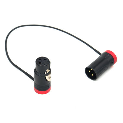 Audio Cable Short XLR 3Pin Male to Female for Sound Devices 633/688 Mixer