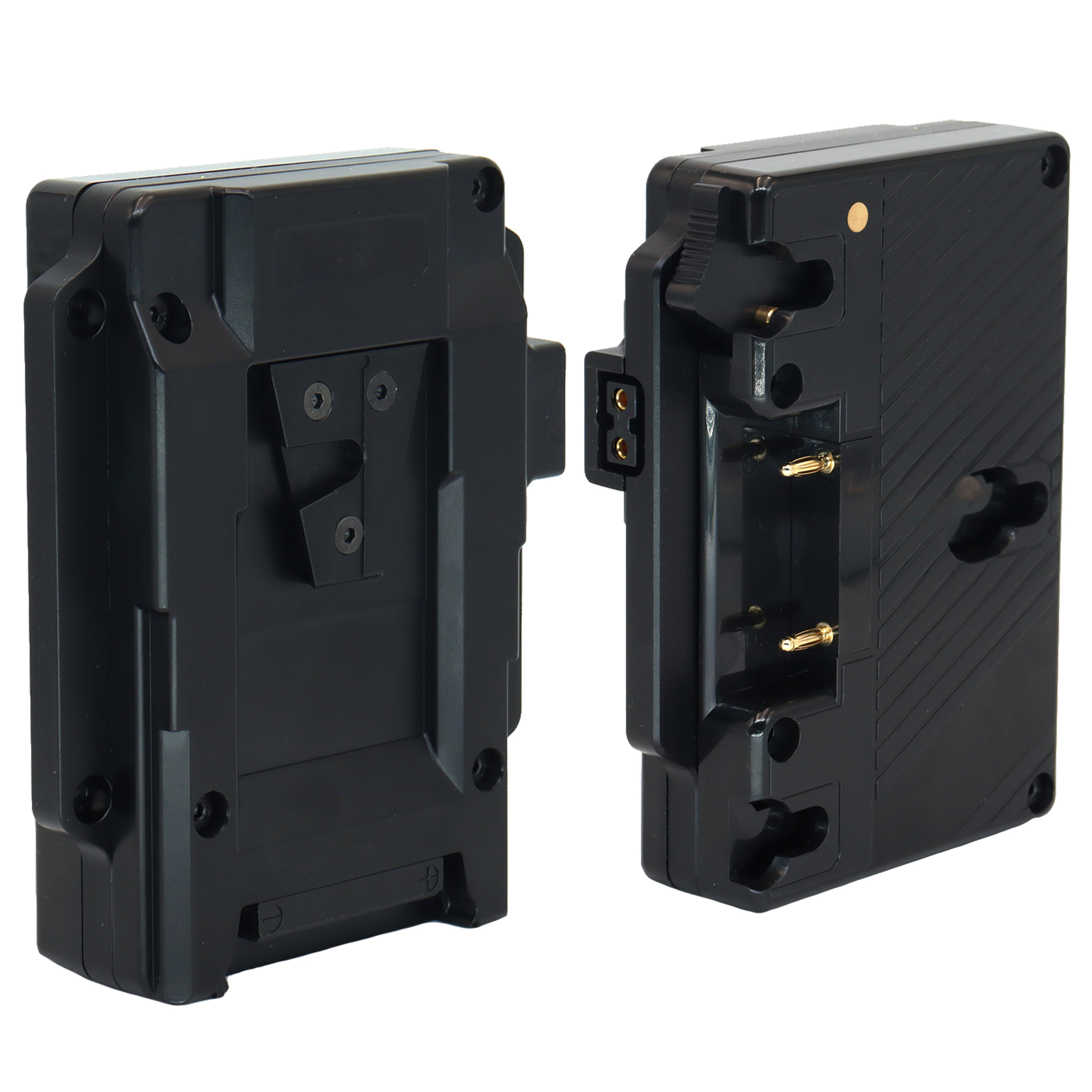 V-Mount to Gold-Mount Adapter with D-TAP Port for Anton Bauer/Gold Mount Battery