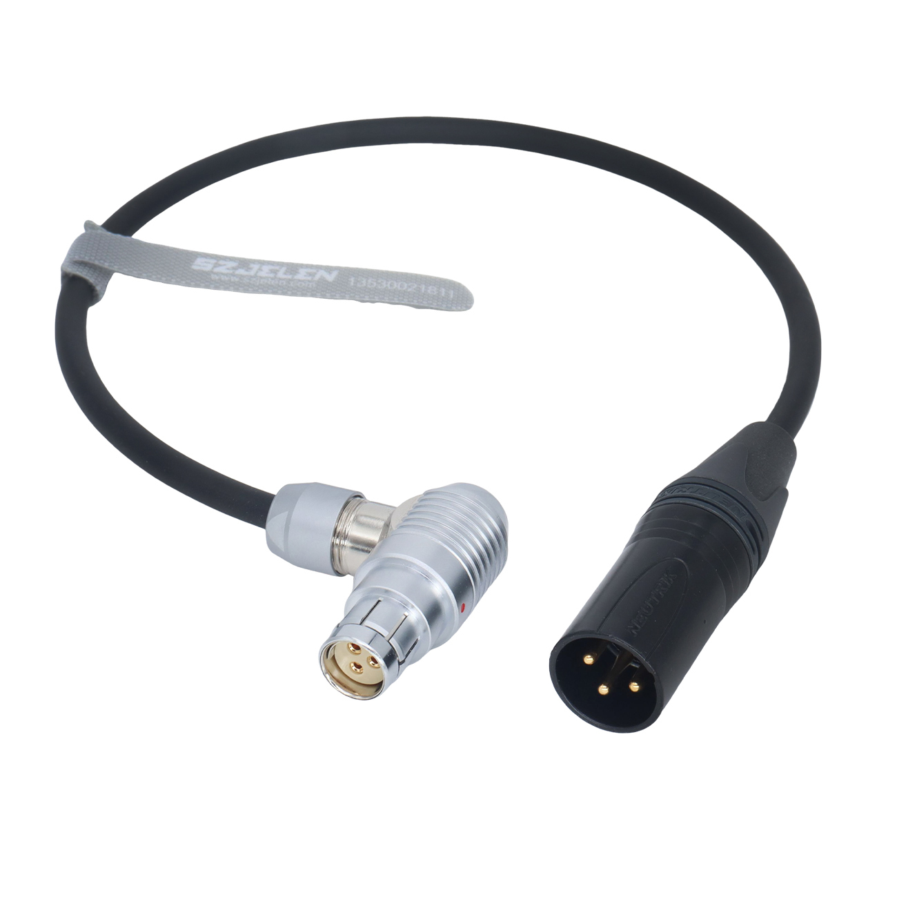 Power Cable Fischer 104 3Pin Female to D-tap/XLR 3Pin/XLR 4Pin for Phantom Flex 4K/TMX/T Series/UHS Series