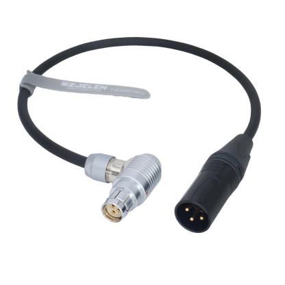 Power Cable Fischer 104 3Pin Female to D-tap/XLR 3Pin/XLR 4Pin for Phantom Flex 4K/TMX/T Series/UHS Series