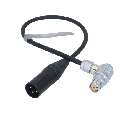 Power Cable Fischer 104 3Pin Female to D-tap/XLR 3Pin/XLR 4Pin for Phantom Flex 4K/TMX/T Series/UHS Series