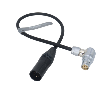 Power Cable Fischer 104 3Pin Female to D-tap/XLR 3Pin/XLR 4Pin for Phantom Flex 4K/TMX/T Series/UHS Series
