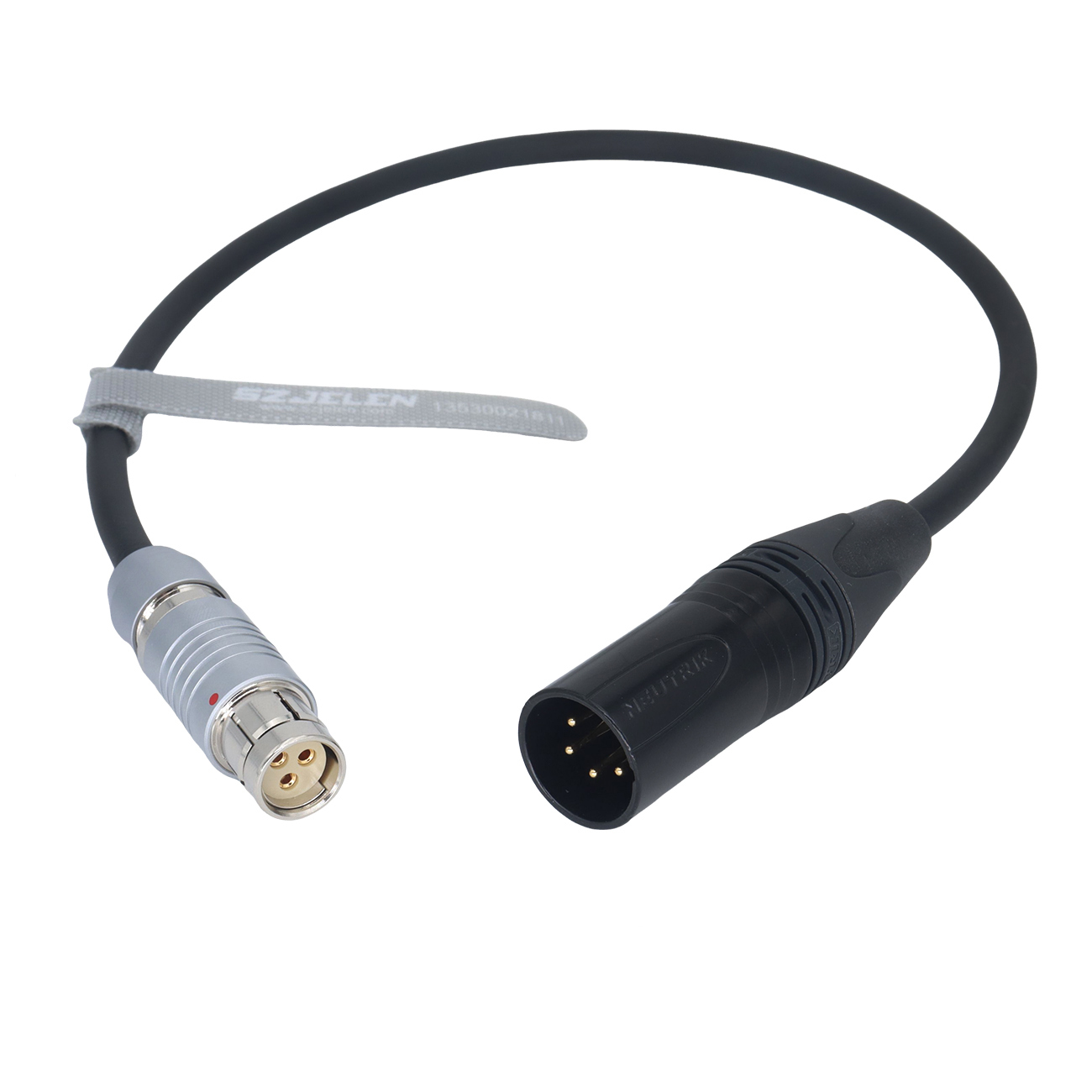 Power Cable Fischer 104 3Pin Female to D-tap/XLR 3Pin/XLR 4Pin for Phantom Flex 4K/TMX/T Series/UHS Series