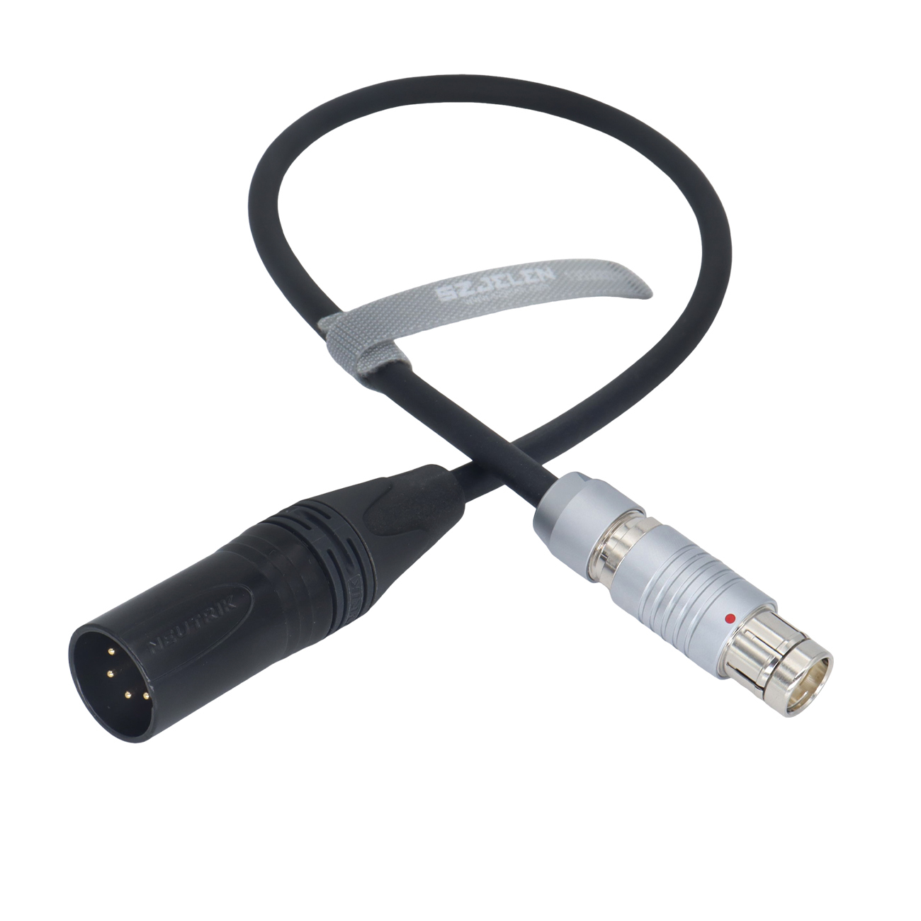 Power Cable Fischer 104 3Pin Female to D-tap/XLR 3Pin/XLR 4Pin for Phantom Flex 4K/TMX/T Series/UHS Series