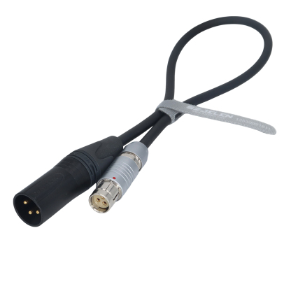 Power Cable Fischer 104 3Pin Female to D-tap/XLR 3Pin/XLR 4Pin for Phantom Flex 4K/TMX/T Series/UHS Series