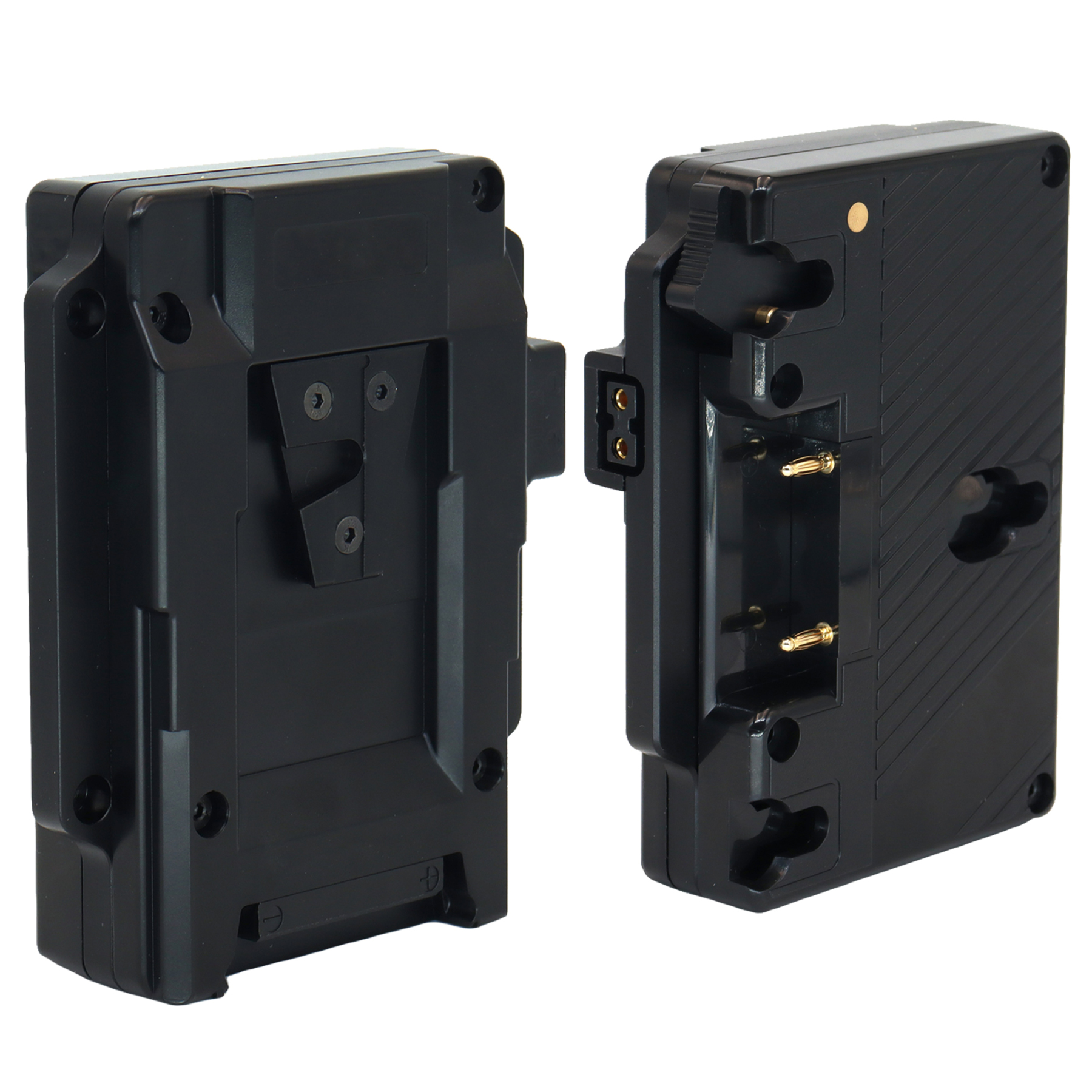 V-Mount to Gold-Mount Adapter with D-TAP Port for Anton Bauer/Gold Mount Battery