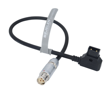 Power Cable Fischer 104 3Pin Female to D-tap/XLR 3Pin/XLR 4Pin for Phantom Flex 4K/TMX/T Series/UHS Series