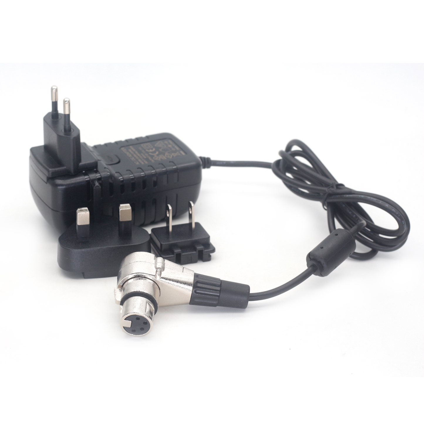 XLR 4Pin Female Plug AC/DC12V 3A
