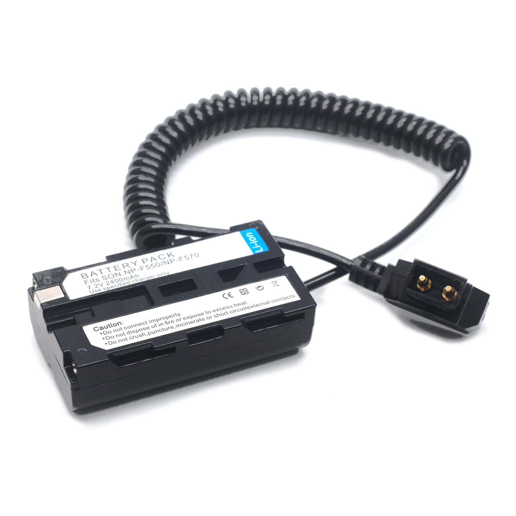 NP-F550/NP-F570/970 Power Coupler DC Dummy Battery for SONY