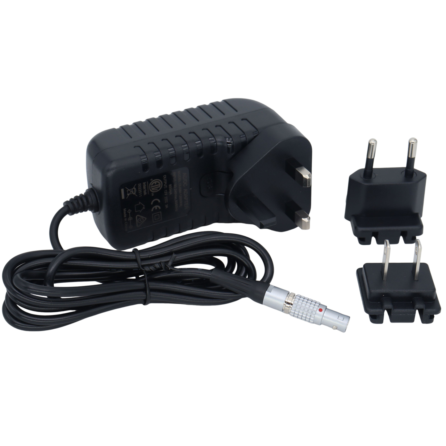 12V Power Adapter to 0B 2Pin Male for Teradek Bolt, Vaxis Transmission Power Cable EU US UK