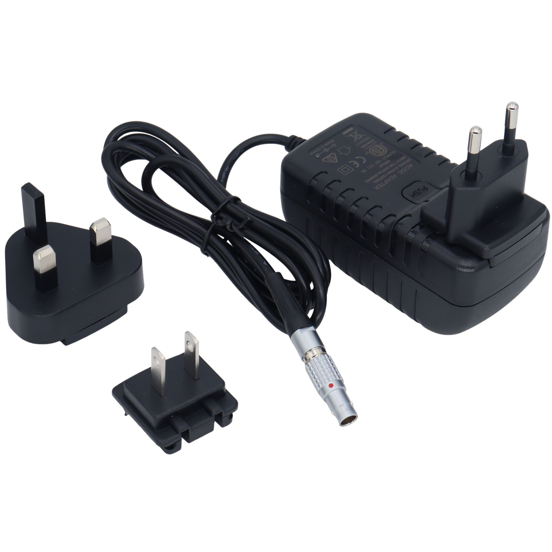 12V Power Adapter to 0B 2Pin Male for Teradek Bolt, Vaxis Transmission Power Cable EU US UK