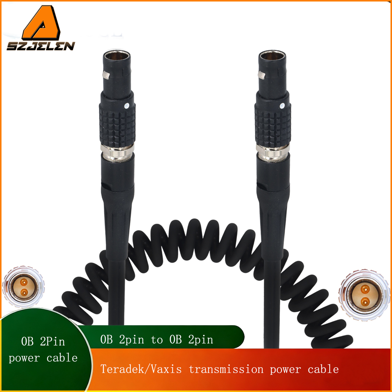 ARRI Alexa Camera 0B 2Pin to adjustable plug 0b 2pin for Teradek, Vaxis ,Hollyland transmission, Samhd power cable