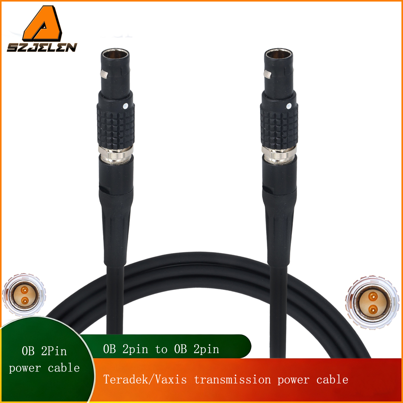 ARRI Alexa Camera 0B 2Pin to adjustable plug 0b 2pin for Teradek, Vaxis ,Hollyland transmission, Samhd power cable
