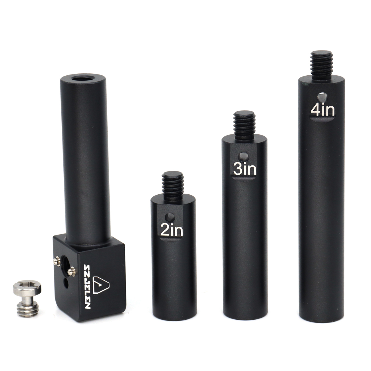 Multicolored 19mm Rod Mounting Bracket with 3/8 Screw and Anti Twist,4 Sections of Length to Match for Arri Red Sony Camera