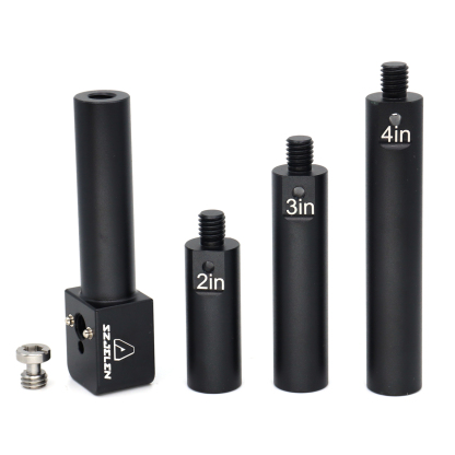 Multicolored 19mm Rod Mounting Bracket with 3/8 Screw and Anti Twist,4 Sections of Length to Match for Arri Red Sony Camera