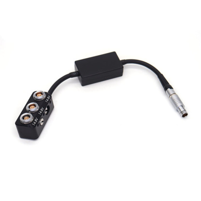  Power Adapter RS 3Pin to Dual 0B 2Pin + RS 3Pin Female Box W/ Voltage Regulator