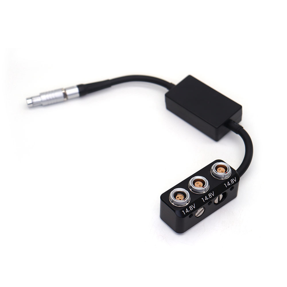  Power Adapter RS 3Pin to Dual 0B 2Pin + RS 3Pin Female Box W/ Voltage Regulator