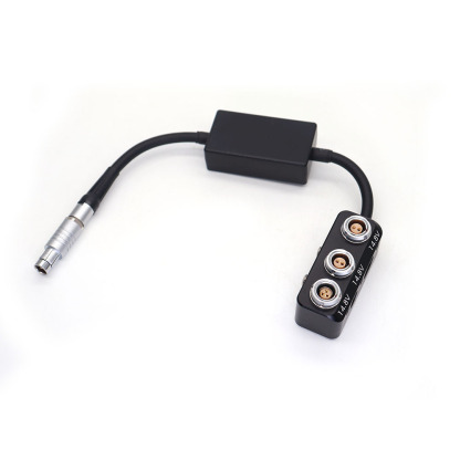  Power Adapter RS 3Pin to Dual 0B 2Pin + RS 3Pin Female Box W/ Voltage Regulator