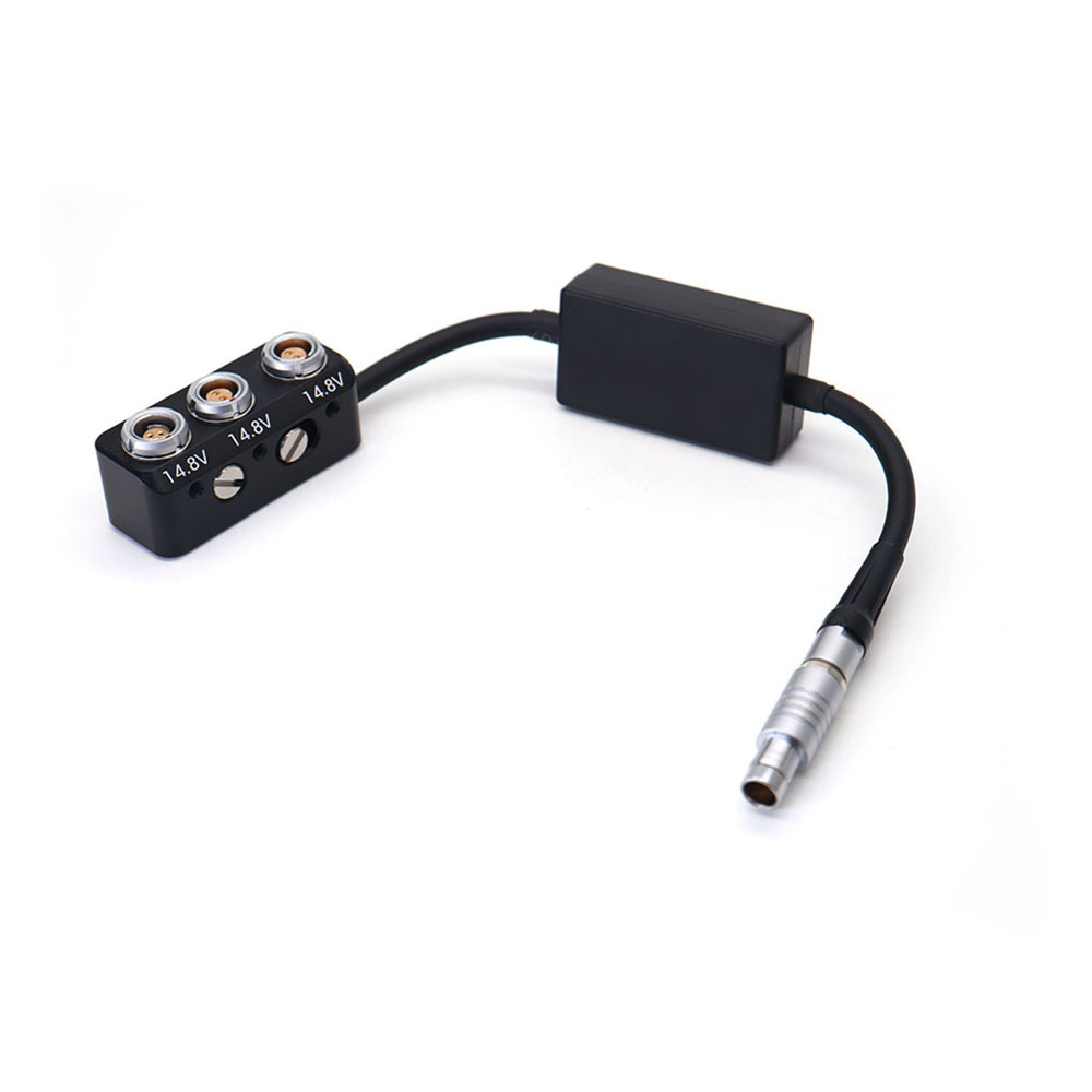  Power Adapter RS 3Pin to Dual 0B 2Pin + RS 3Pin Female Box W/ Voltage Regulator