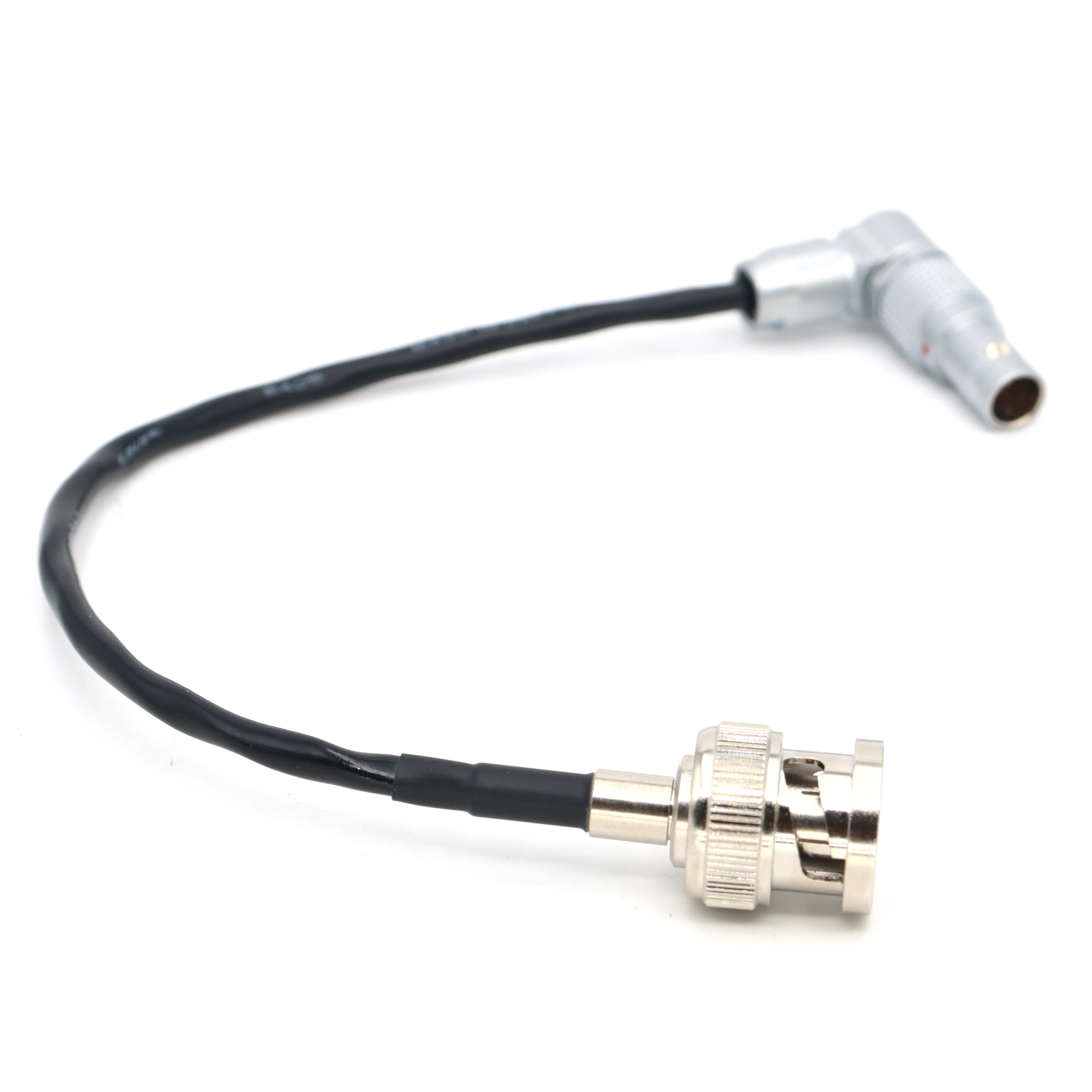 TIMECODE CABLE AMBIENT nanoLOCKIT Elbow 0B 5Pin to Zoom f4/f8 Elbow BNC