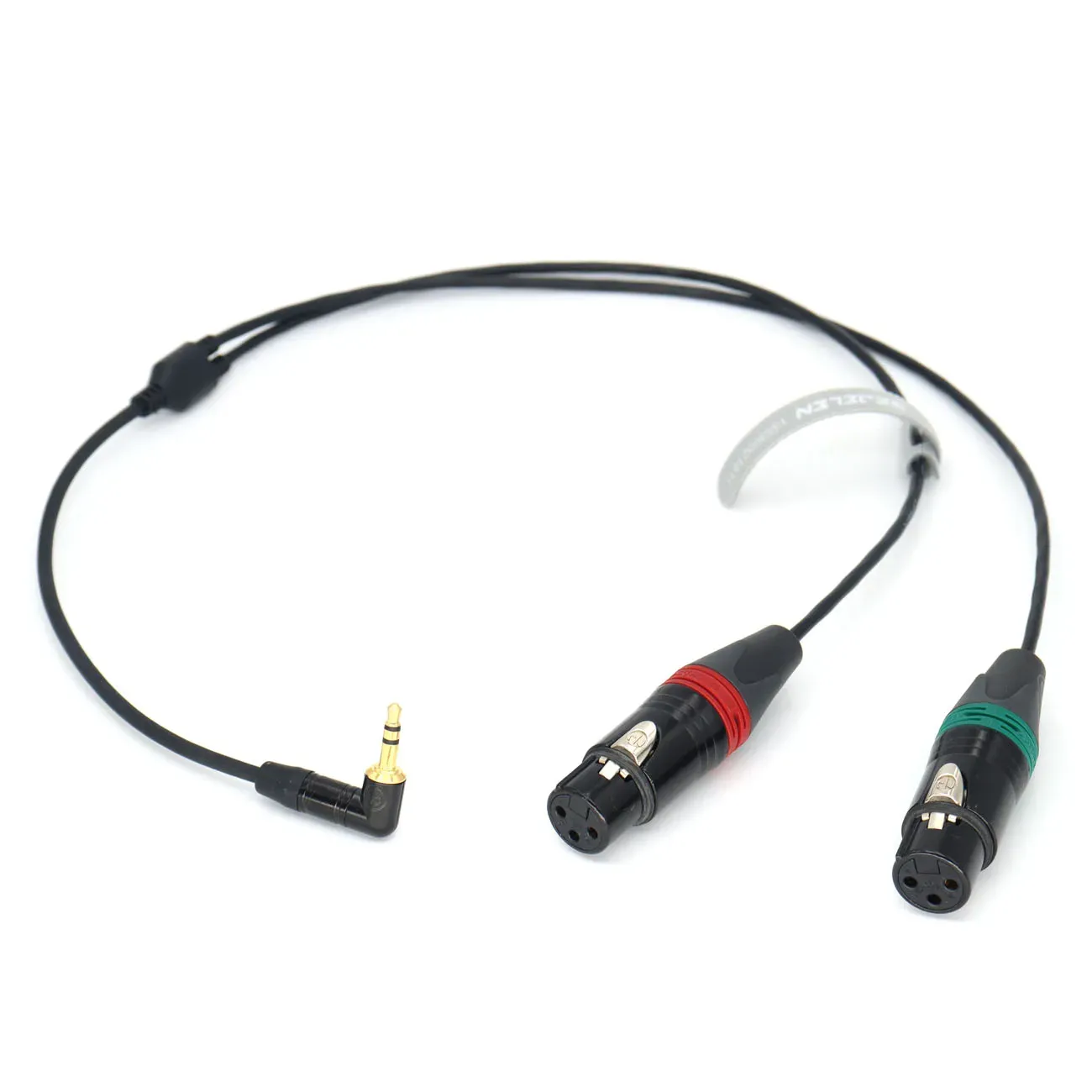 Audio Cable 3.5mm TRS to Double XLR 3Pin Female