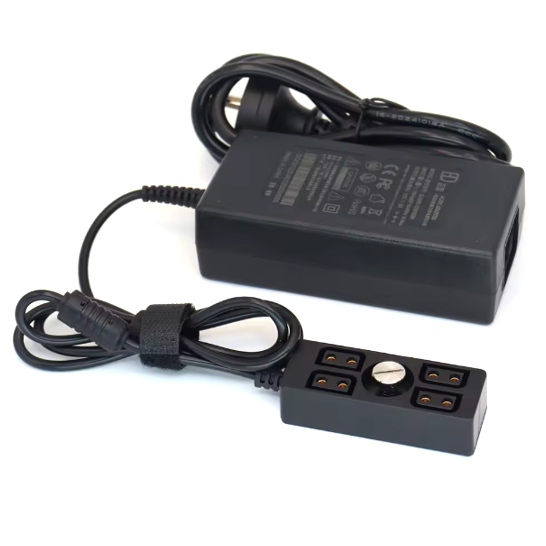 12V 5A Power Adapter to 4 Female D-Tap Hub Adapter Splitter Cable for Photography Power Accessories